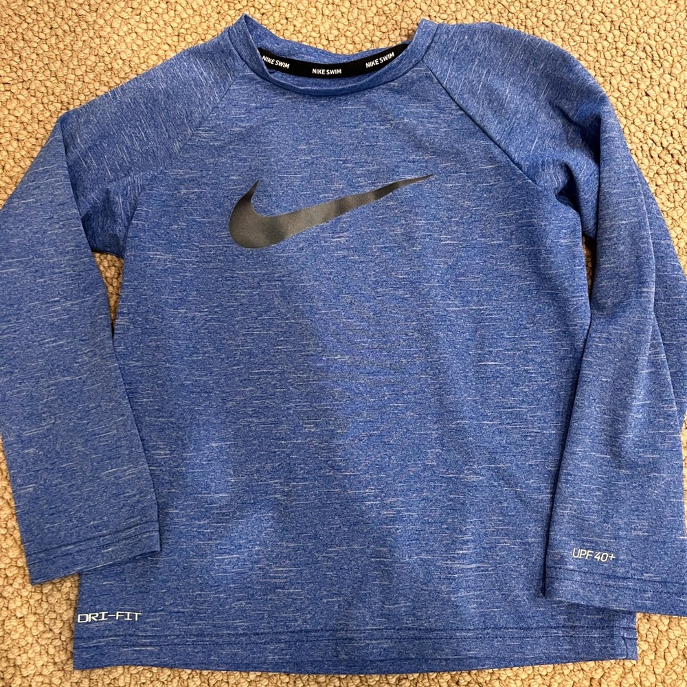 Nike Blue Long Sleeve Performance Tee